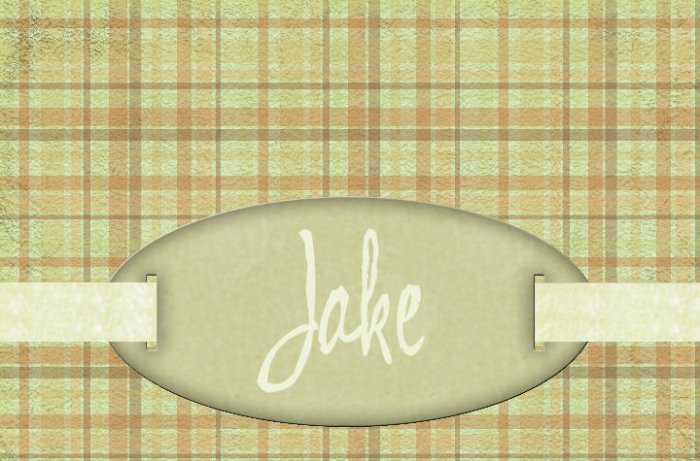 Vintage Plaid Preppy PERSONALIZED Note Cards