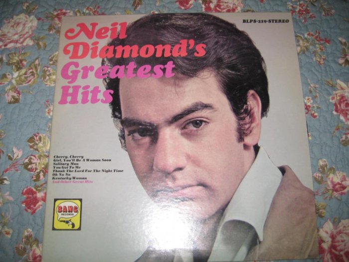 Neil Diamond's Greatest Hits Album 33 1/3 rpm