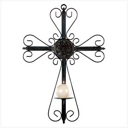 Cross Candleholder - 31153