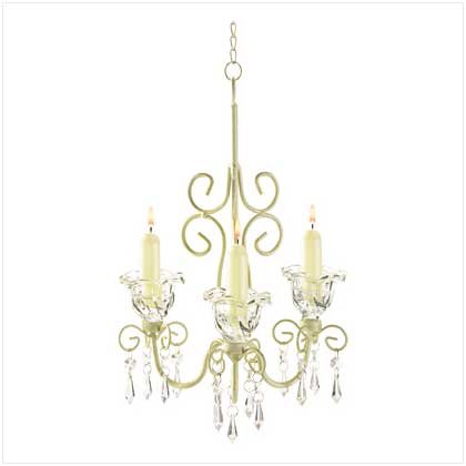 Shabby Elegance Scrollwork Candleholder - 38369