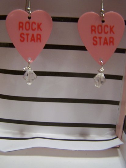 Rockstar earrings 2 GUITAR PICK EARRINGS!