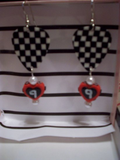 Kasey Kahne picks 2 GUITAR PICK EARRINGS!