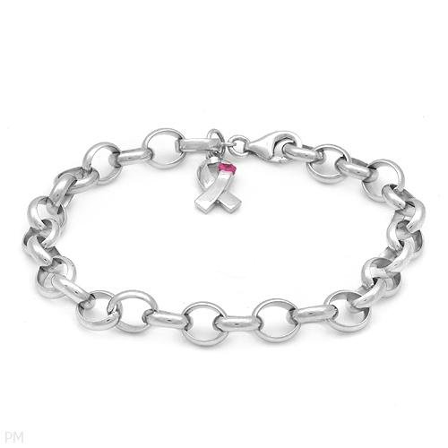 Sterling Silver Awareness Bracelet