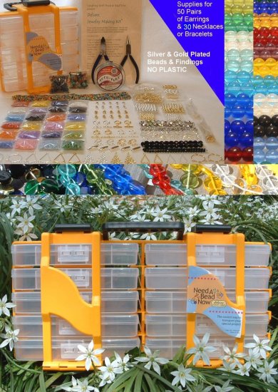 Jewlery Making Kit Business Kit Full Crafters Kit Beads & Tools