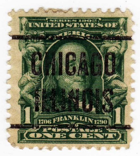 BEN FRANKLIN SCOTT# 300, USA, PRECANCLED-lot 90