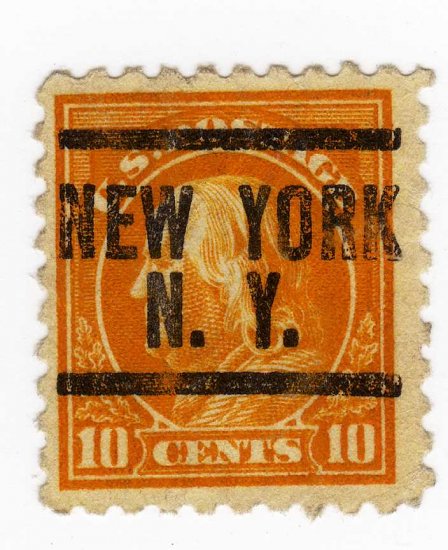 BEN FRANKLIN USA STAMP, USED 10 CENT SCOTT# 472, PRECANCLED, lot 91