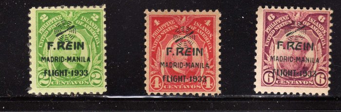 PHILIPPINE STAMP SET, SC0TT# C36-C45-MNH lOT#222)
