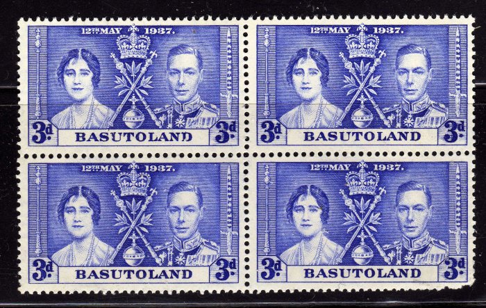 SCOTT# 17, BASUTOLAND-KING GEORGE CORONATION ISSUE