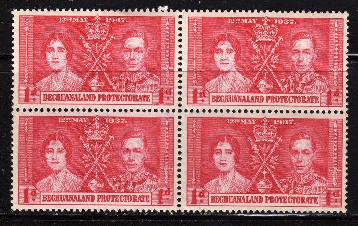 SC0TT# 121 BECHUANALAND PROTECTORATE STAMPS