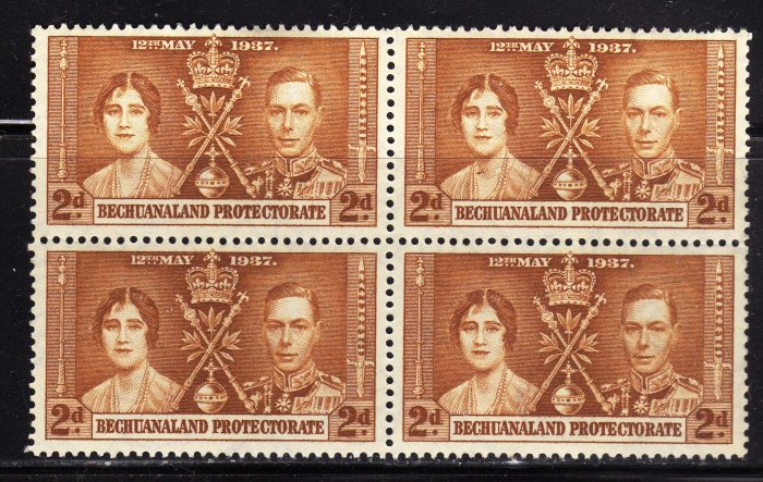 SC0TT# 122 BECHUANALAND PROTECTORATE STAMPS