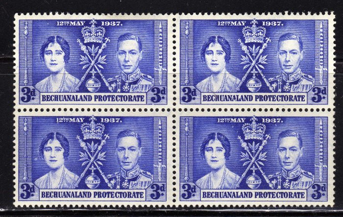 SC0TT# 123 BECHUANALAND PROTECTORATE STAMPS