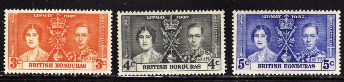 SC0TT# 112, 113, 114 KING GEORGE Vl CORONATION ISSUE