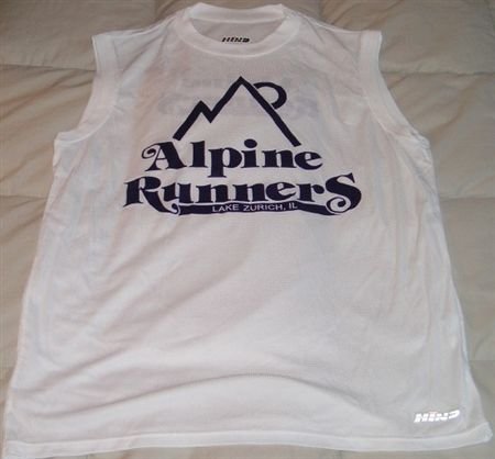 Alpine Runners CoolMax Sleeveless T-Shirt - Size Medium