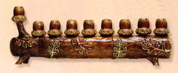 Nature Lovers Menorah - by Quest Designer Judaica
