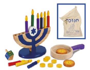 Wooden Hanukah Play Set - By KidKraft