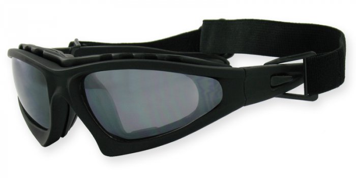 Commander Matte Black Detachable Strap & Padded Frame PC Smoke