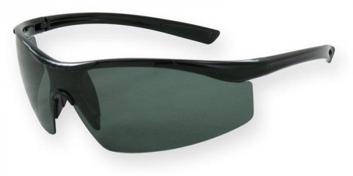 South Beach - Shiny Black w/Smoke TAC Polarized 1.0mm Lenses