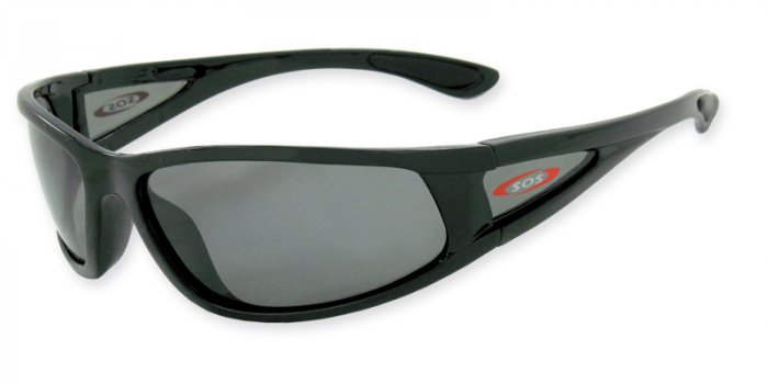Catalina - Black w/TAC Smoke Polarized 1.0MM Lenses