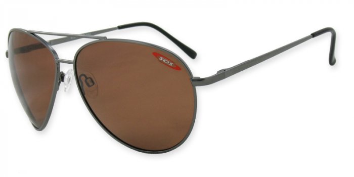Skipper - Gunmetal w/TAC Brown Polarized 1.0MM Lenses