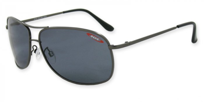Kona - Gunmetal w/TAC Smoke Polarized 1.0MM Lenses