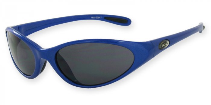 Heat - Blue w/Flash Mirror Smoke Lenses