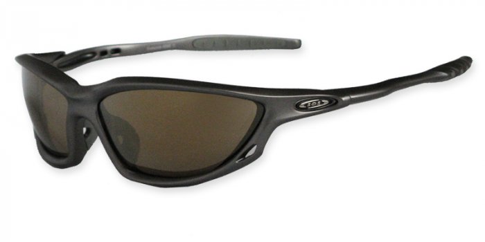 Evolution - Matte Gunmetal w/PC DeCenter Gold XLT Lenses + Tech Kit