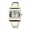2TONE PLATE CUFF BRACELT WATCH