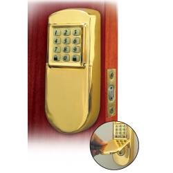Case of 12 Keyless Deadbolt-polished Brass