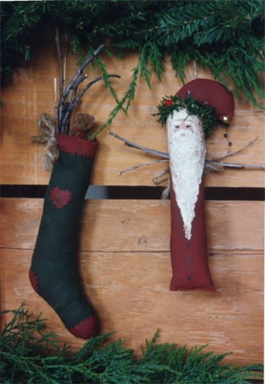 Primitive Old Time Christmas Ornaments Pattern