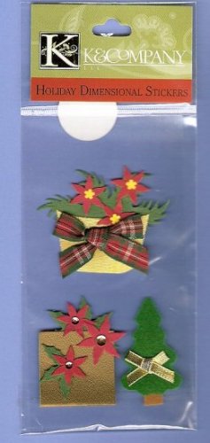 Country look Christmas embellishments for cards gifts scrapbooks MIP