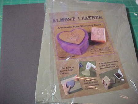Almost Leather for stamping and embossing