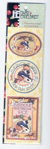 Mary Englebreit stickers child and dog