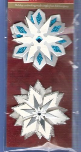 Large 3d snowflakes for Christmas cards or crafts