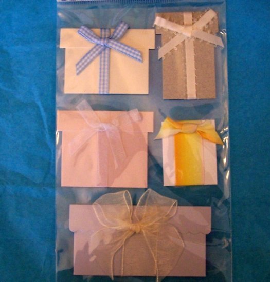 Paper Bliss gift packages embellishment for scrapbook greeting card altered art crafts