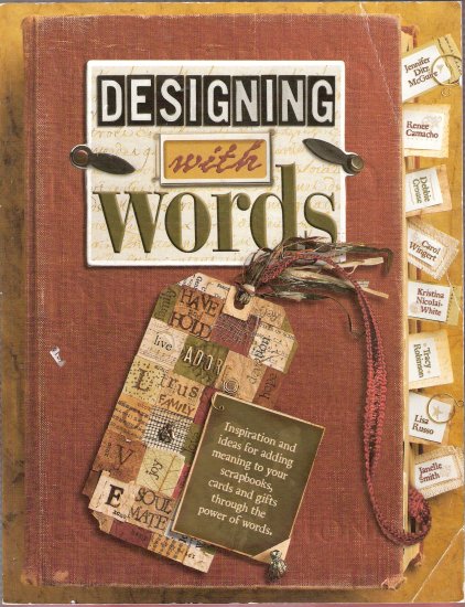 Designing With Words altered art and scrapbook techniques with words and letters
