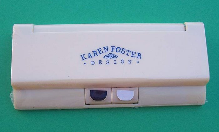 Karen Foster double decker ink pad black and white MIP