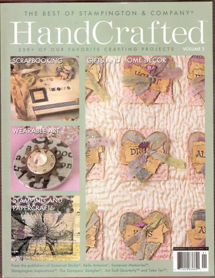 Handcrafted Magazine Vol. 3 Stampington and Company