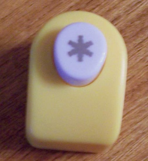Mini snowflake paper punch for scrapbooks cards more
