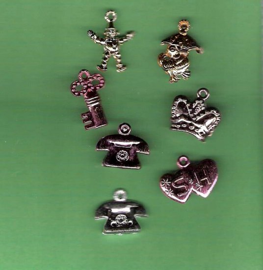 1950s vending machine plastic charms mixed styles