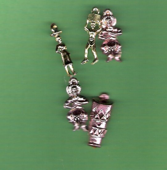 Lot 1950s Vending machine charms Caribbean theme