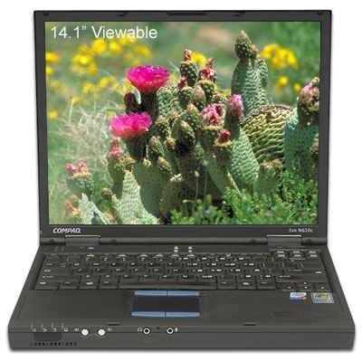 COMPAQ CENTRINO 1400MHZ 512MB 30GB DVD WIFI XP LAPTOP