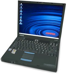 Compaq Evo N600c 1.06ghz 512mb 30gb DVD Wifi Xp 14