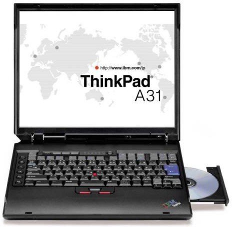 IBM POWERHOUSE A31 1600MHZ 1024MB 40GB CDRW/DVD 15" LCD