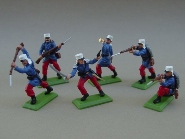Britains Deetail Toy Soldiers by DSG - Commemorative French Foreign Legion 1914