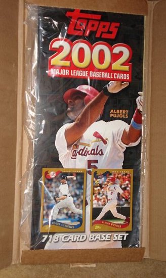2002 Topps Baseball Cards promotional promo sign - Albert Pujols - never used! St. Louis Cardinals