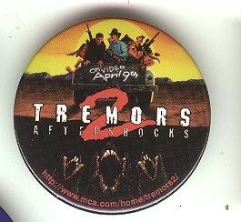 Tremors 2 - Aftershocks movie promo promotional pin button