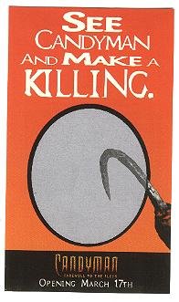 CandyMan movie promo promotional scratch-off contest card (Candy man) NM/M