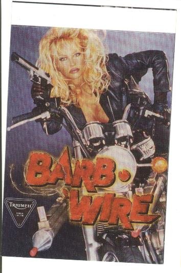 Barb Wire movie promo promotional sweepstakes sticker card - Pamela (Pam) Anderson