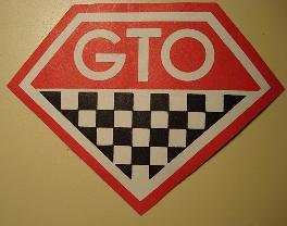 Pontiac GTO sticker - 1970's? Never used!