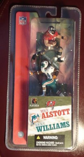 Mike Alstott & Ricky Williams collectible figures - super detailed - MIP